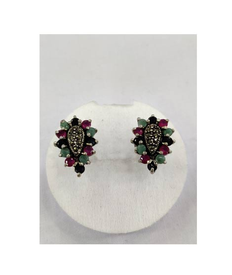 iShopping - Gilgit Bazaar Multi Stone Earrings (12)