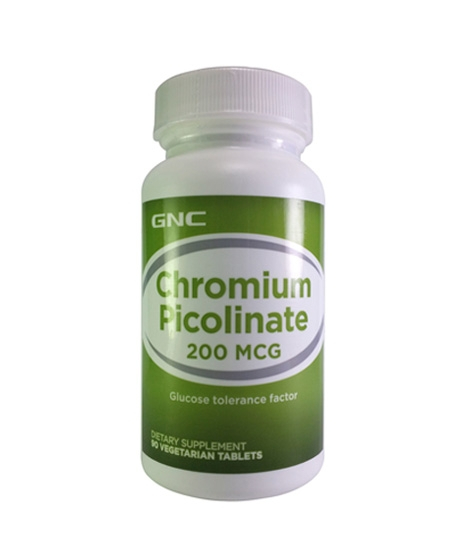 iShopping - GNC Chromium Picolinate 200 MCG Dietary Supplement (90 Vegetarian Tablets)