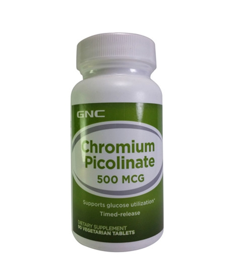 iShopping - GNC Chromium Picolinate 500 MCG Dietary Supplements (90 Vegetarian Tablets)