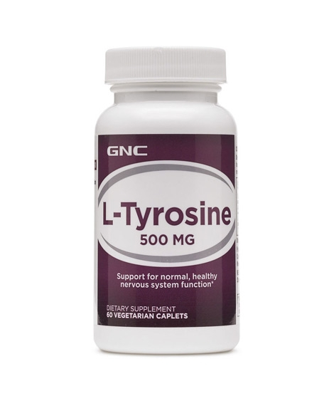 iShopping - GNC L Tyrosine Dietary Supplement 500mg (60 Vegetarian Caplets)