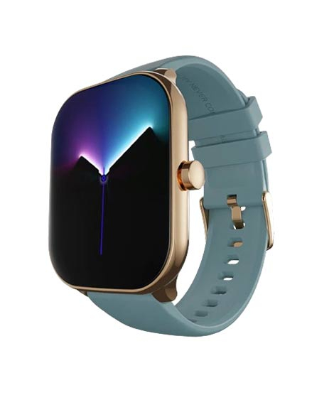 iShopping - Ronin Smart Watch With Golden Dial (R-06)-Teal
