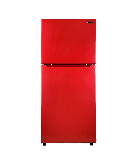 iShopping - Orient Grand 355 Freezer-On-Top Refrigerator 12 Cu. Ft Red Hairline