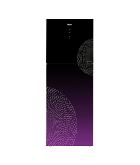 iShopping - Haier Glass Door Inverter Freezer-on-top Refrigerator 10 Cu Ft HRF-316IA)-Purple