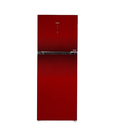 iShopping - Haier Glass Door Inverter Freezer-On-Top Refrigerator 10.5 Cu Ft (HRF-336 IPR)
