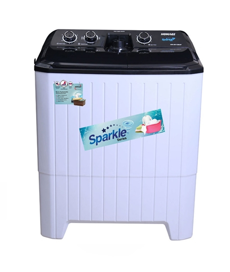 iShopping - Homage Semi-Automatic Twin Tub Washing Machine 11Kg Blue (HWM-49112)