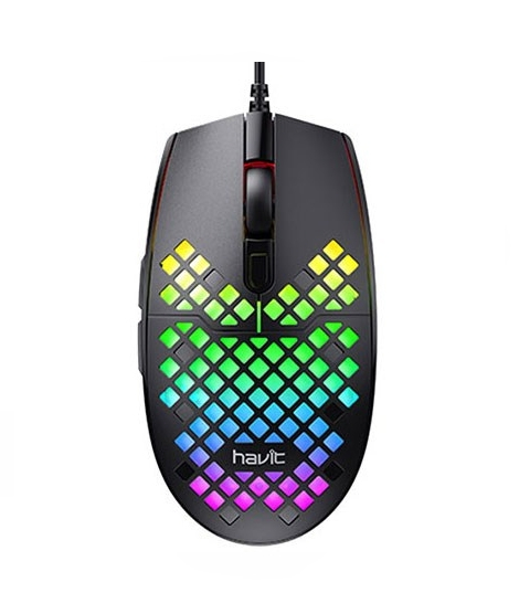 iShopping - Havit RGB Backlit Gaming Mouse Black (MS1008)