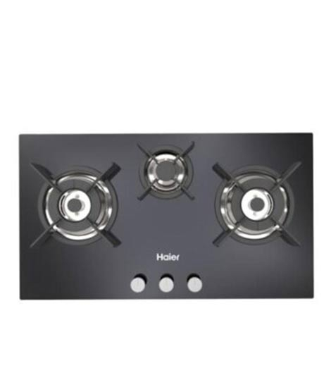 iShopping - Haier 3 Burner Glass Gas Hob (HCC830DGG)