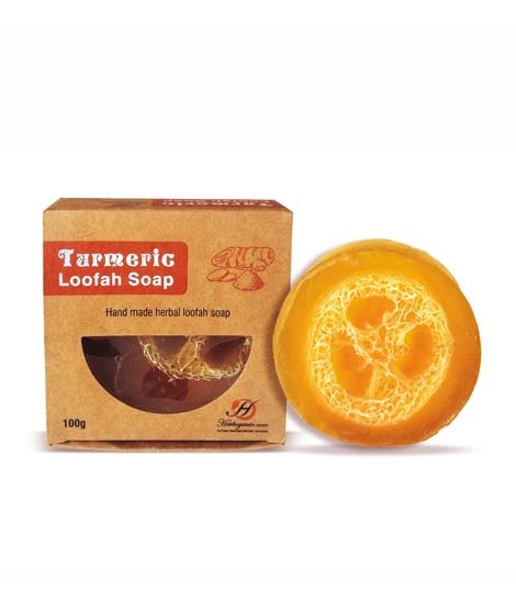iShopping - Herboganic Loofah Turmeric Herbal Soap