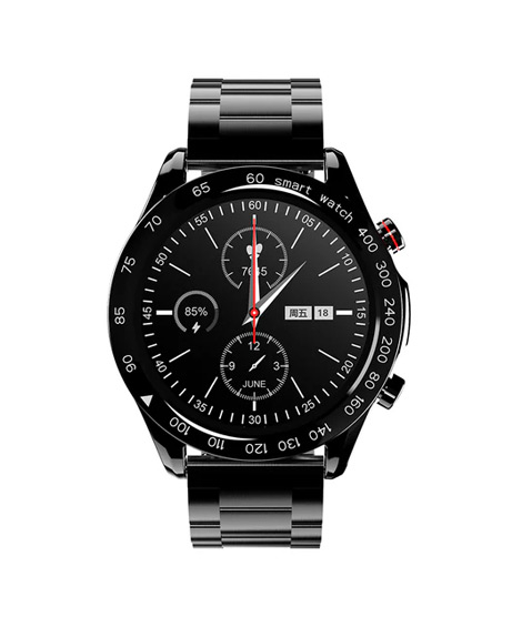 iShopping - HiFuture FutureGo Pro Stainless Steel Smartwatch-Black