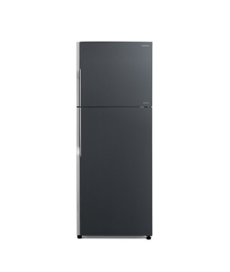 iShopping - Hitachi Stylish Series Freezer-on-top Refrigerator Glass Gray 15 Cu ft (R-VG490P8M)