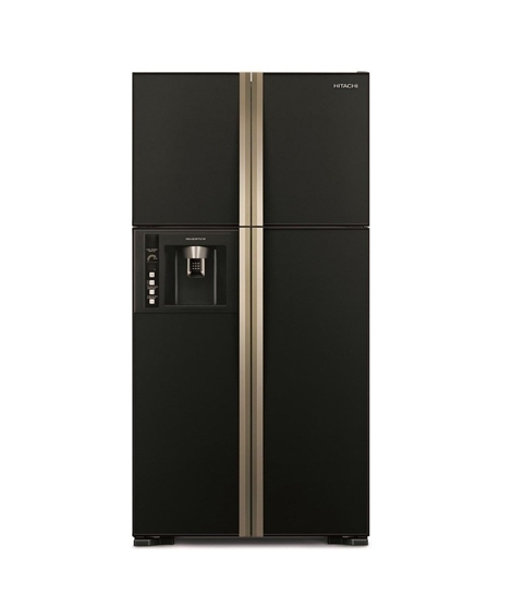 iShopping - Hitachi French Door Refrigerator Black 21 cu ft (R-W690P3PB)