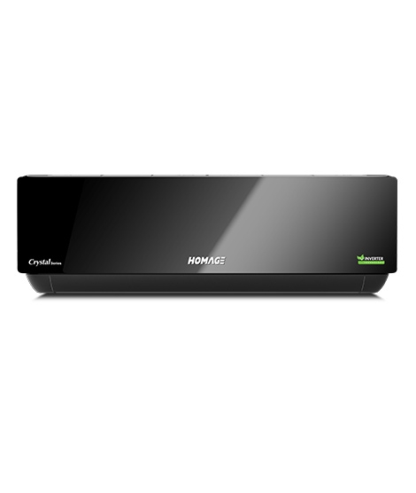 iShopping - Homage Crystal Series Inverter H&C Split Air Conditioner 1 Ton Black (HCS-1203S)