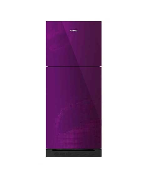 iShopping - Homage Freezer-on-Top Refrigerator 11 Cu Ft Purple (HRF-47332-GD)