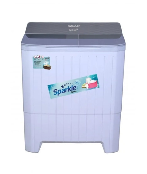 iShopping - Homage Sparkle Top Load Semi Automatic Washing Machine Gray 11Kg (HW-49112G)