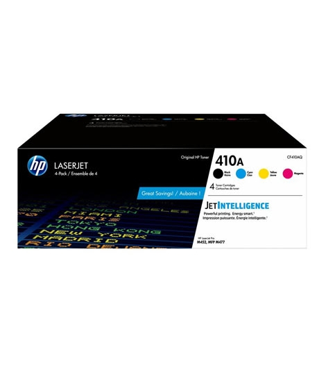iShopping - HP LaserJet 410A Toner Cartridges Pack of 4 (CF410AQ)