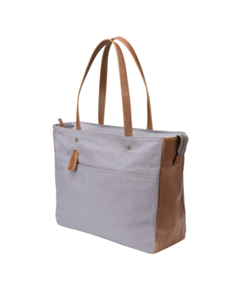 iShopping - HP 14" Women Canvas Tote Grey/Brown (V1M58AA)
