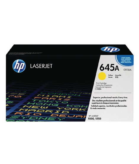 iShopping - HP 645A LaserJet Toner Cartridge Yellow (C9732A)