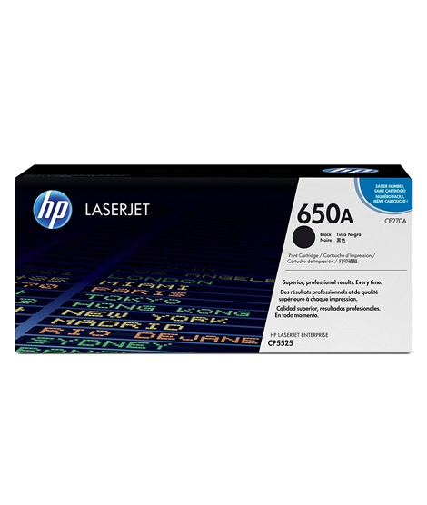 iShopping - HP 650A Laserjet Toner Cartridge Black (CE270A)