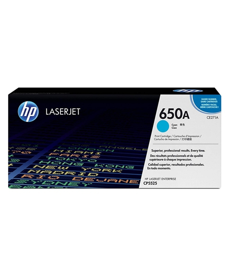 iShopping - HP 650A Laserjet Toner Cartridge Cyan (CE271A)