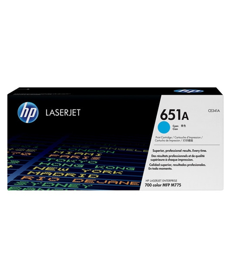iShopping - HP 651A  Laserjet Toner Cartridge Cyan (CE341A)