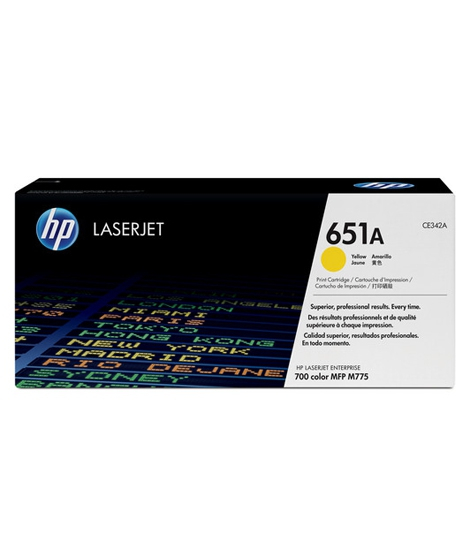 iShopping - HP 651A  Laserjet Toner Cartridge Yellow (CE342A)