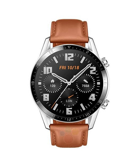 iShopping - Huawei Watch GT 2 Leather Smartwatch Brown