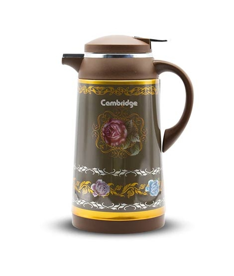 iShopping - Cambridge Hot & Cold Thermos Jug 1Ltr Brown (VF1001-MS)