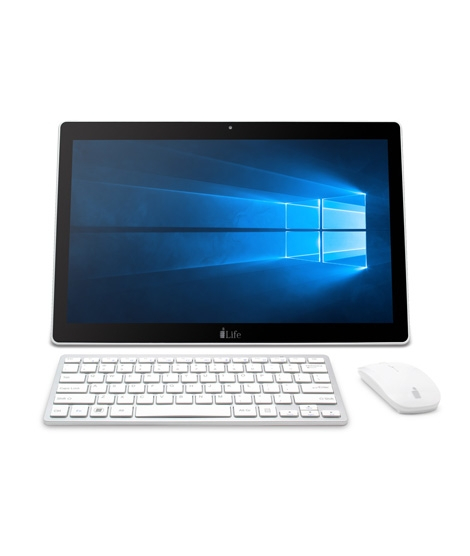 iShopping - i-Life Zed All in One PC 17.3" Intel Celeron 4GB 500GB Touch White - Official Warranty