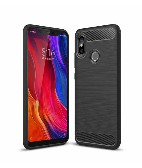 iShopping - iPaky Concise Anti Fingerprint TPU Case For Mi 8 - Black (AMT-6472)