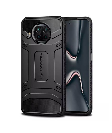 iShopping - Kapaver Rugged Black Case For Mi 10T Lite/Mi 10i (AMT-0856)
