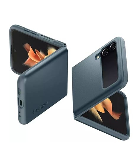 iShopping - Spigen Thin Fit Matte Green Case For Galaxy Z Flip 3 (ACS03080)