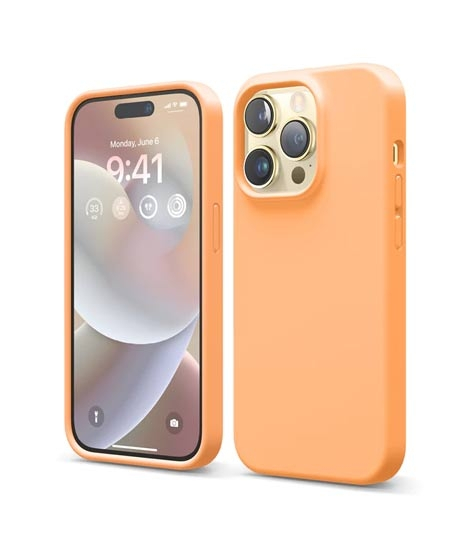 iShopping - Elago Premium Silicone Case For iPhone 14 Pro Orange (AMT-6723)