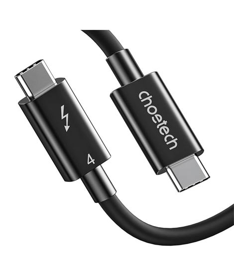 iShopping - Choetech Thunderbolt 4 Charging And 8K Cable Black – (A3010)