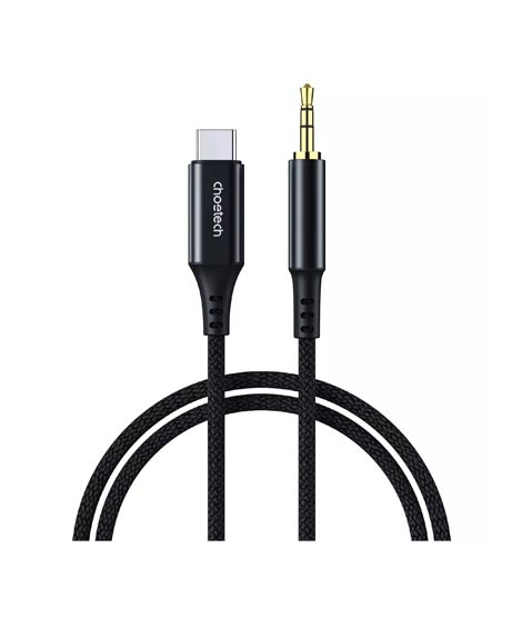 iShopping - Choetech USB Type-C To 3.5mm 1m Audio Cable Black – (AUX006)