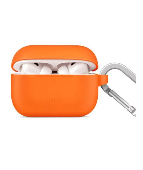 iShopping - Uniq Vencer Silicone Hang Case For Airpod Pro 2nd Gen Orange