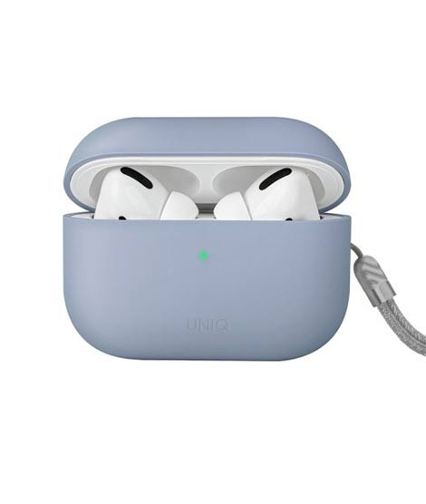 iShopping - Uniq Lino Hybrid Liquid Silicone Case For Airpod Pro 2nd Gen Arctic Blue