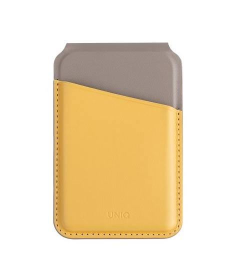 iShopping - Uniq Lyden MagSafe Magnetic Phone Stand and Card Holder Yellow