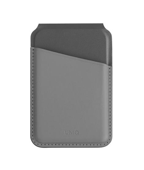 iShopping - Uniq Lyden MagSafe Magnetic Phone Stand and Card Holder Grey