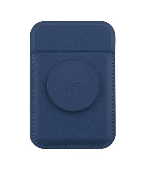 iShopping - Uniq Flixa Magnetic Pop Grip Stand and Card Holder Navy Blue