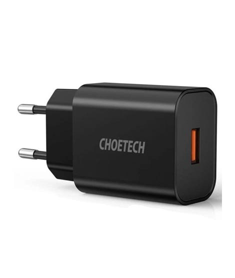 iShopping - Choetech Quick 18W USB Wall Charger Black (Q5003)
