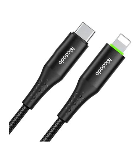 iShopping - Mcdodo Ai Auto Power Off PD Type-C To Lightning Cable 1.2m Black (CA7360)