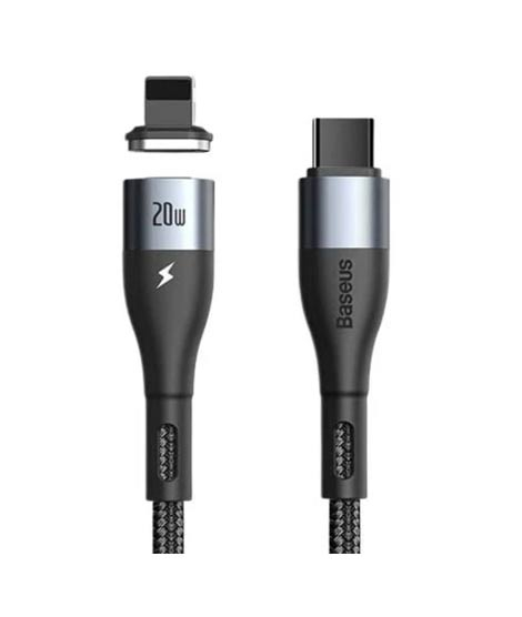 iShopping - Baseus Zinc Magnetic Safe Type-C To iphone PD Fast Charging Data Cable 2M Black