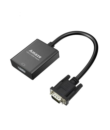 iShopping - Amaze VGA To HDMI Adapter With Audio Black (A832)