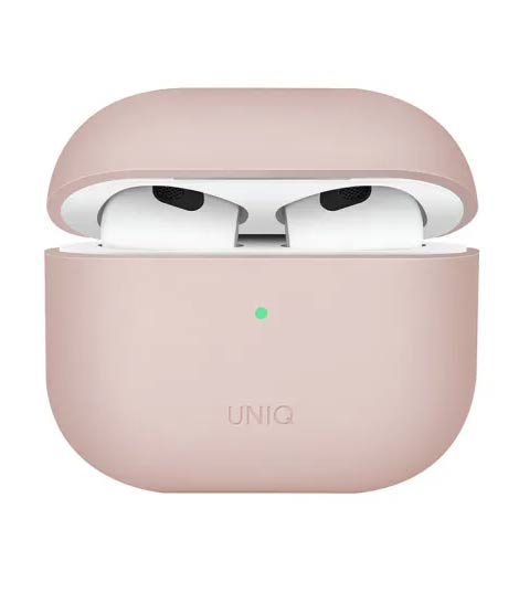 iShopping - Uniq Lino Hybrid Liquid Silicon Case For Airpods 3rd Gen Blush Pink