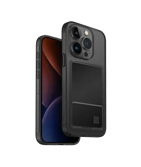 iShopping - Uniq Air Fender ID Series Case For iPhone 15 Pro Max Smoked Grey Tinted