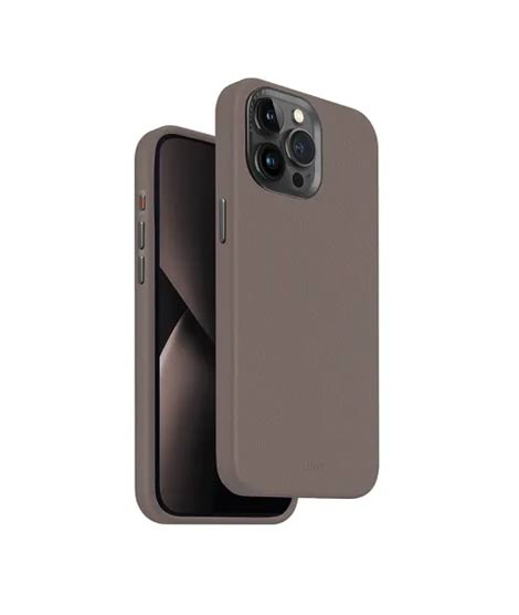 iShopping - Uniq Lyden MagSafe Magclick Charging Compatible Case For iPhone 15 Pro Max Flint Grey