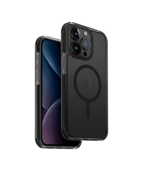 iShopping - Uniq Combat MagClick MagSafe Case For iPhone 15 Pro Max Carbon Black