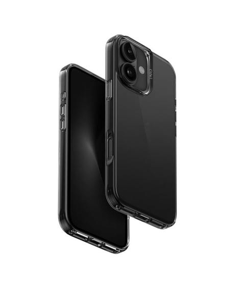 iShopping - Uniq Hybrid Air Fender Case For IPhone 16 Grey