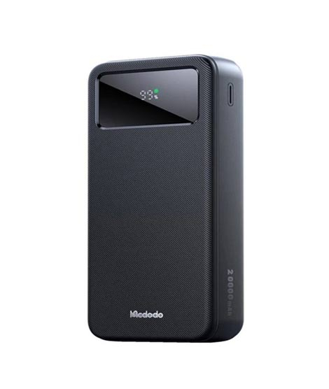 iShopping - Mcdodo 22.5W 20000mAh Digital Display Power Bank Black (MC-4230)