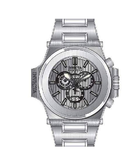 iShopping - Invicta Akula Quartz Men's Watch Silver (31672)